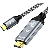 DGHUMEN USB 4 Cable for Thunderbolt 4 Cable, 40Gbps Data Transfer Type C Cable 100W Charging 8K D...