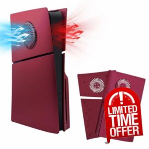 Mcbazel PS5 Slim Faceplate Replacement Hard Side Panel Plate