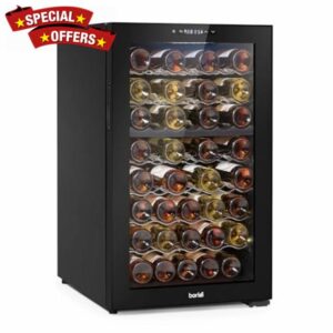Baridi 52 Bottle Dual Zone Wine Cooler