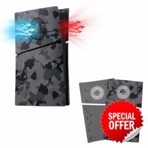 Mcbazel PS5 Slim Faceplate Replacement Hard Side Panel Plate