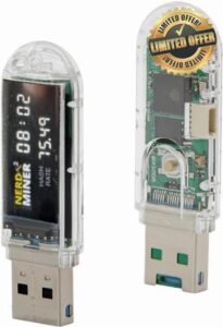 CEDER - Nerdminer V2 Mining Bitcoin BTC Miner Lightweight BTC Nerd Miner Fully Assembled (Lottery Miner) (T-Dongle)