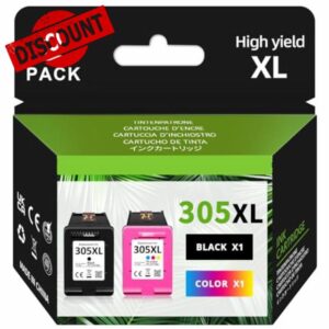 305XL Ink Cartridges Black and Colour Replacement for HP 305 Ink Cartridge