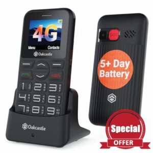 Oakcastle Dual Sim Basic Mobile Phone for seniors | 4G