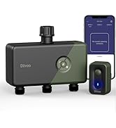 Water Timer for Irrigation, Diivoo Sprinkler Timer 2 Outlets, Automatic Hose Tap Timer, Garden Wa...