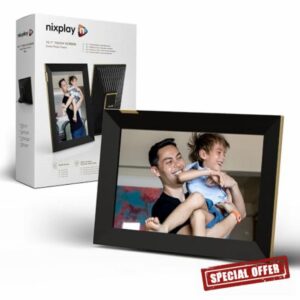 Nixplay Digital Touch Screen Picture Frame - 10.1” Photo Frame