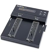 StarTech.com Standalone Hard Drive Duplicator, External Dual Bay HDD/SSD Cloner/Copier, USB 3.1 (...