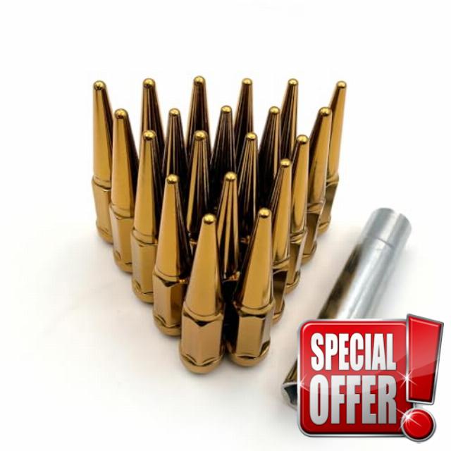 LJAUTOJK M14x1.5 Wheel Spike Lug Nuts