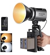 NEEWER CB200B 210W LED Video Light with 2.4G/APP Remote Control, All Metal Bi Color COB Continuou...