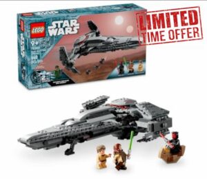 LEGO 75383 Darth Maul's Sith Infiltrator 9+ 640 Pieces Starship Building Toy Kids