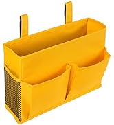 ELEZAY Bedside Organiser Waterproof Oxford Hanging Bedroom Caddy with Hooks for Bed Crib Stroller...