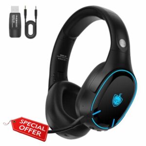 YOTMS Wireless Gaming Headset for PS4