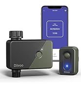 Water Timer for Irrigation, Diivoo Sprinkler Timer 2 Outlets, Automatic Hose Tap Timer, Garden Wa...