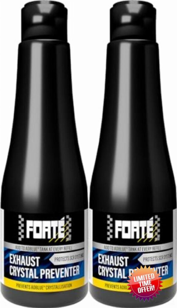 2× FORTE ADBLUE Exhaust Crystal Preventer Reducer 150ml SCR System- Emission Control Rapid Solution for Effective Maintenance