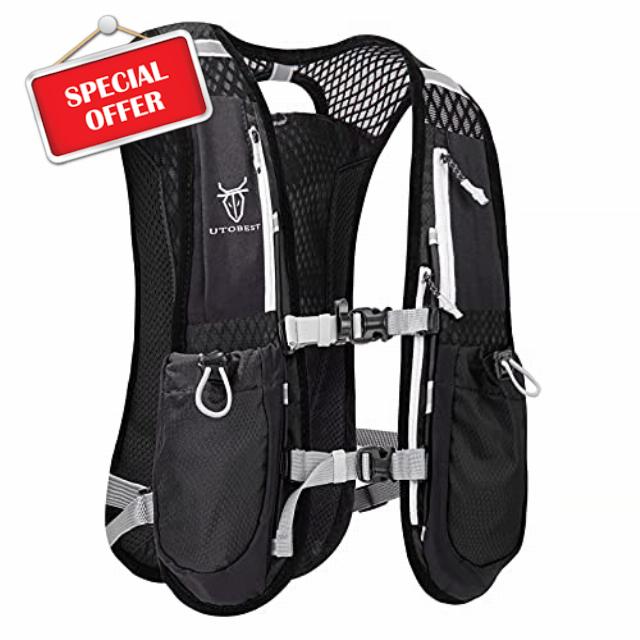UTOBEST Running Backpacks Lightweight Hydration Pack Functional Running Vest 5L