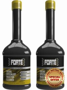 Generic 2 x Forte Diesel Specialist Vehicle Injector Cleaner Car Fuel 400ml Lower Emissions
