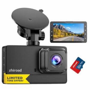 Dash Cam Front 1080P with Free 32G SD Card Dashcam for Cars