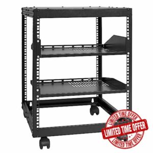 VEVOR 12U Open Frame Server Rack