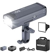 NEEWER Q300 300Ws 2.4G Outdoor Studio Flash with Q Compact Wireless Trigger, 7800mAh Li ion Batte...
