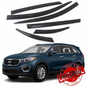 AUTO CLOVER Wind Deflectors Set for Kia Sorento 2015-2020 (6 pieces)