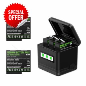 Adicop insta 360 Batteries Compatible with Insta 360 Ace/Ace Pro