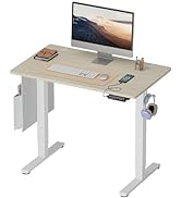Bestier Electric Standing Desk 100x60cm Height Adjustable Standing Desk with USB port Stand up Ta...