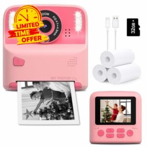 Instant Print Camera for Kids