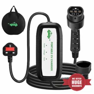 FNRIDS 10M EV Charger Cable Type 2 to 3 Pin Plug
