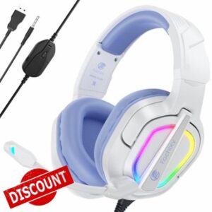 Fachixy「2024 New」FC200 Gaming Headset for PS4/PS5/PC/Xbox/Nintendo Switch