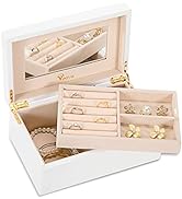 Voova 12 Slots Watch Box Organizer for Men Women,Mens Jewellery Box Watch Holder Display Case wit...