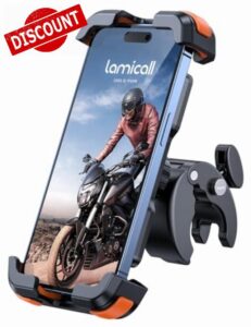 Lamicall Motorcycle Phone Holder Bike - Motorbike Phone Mount