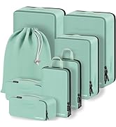 Compression Packing Cubes, Lumesner 8 Set Travel Packing Cubes for Carry on Suitcases, Compressio...