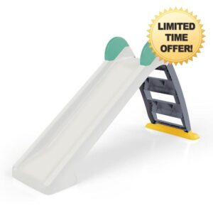 Dolu Kids Slide Indoor and Outdoors - White