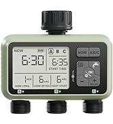Diivoo WiFi Water Timer 2 Zones with RFID Gateway, Smart Water Timers for Irrigation, Remote Cont...
