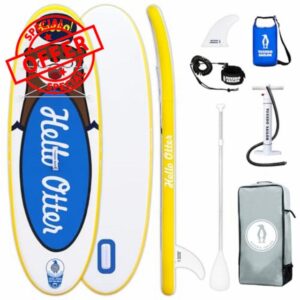 Tuxedo Sailor Inflatable Stand Up Paddle Board SUP Yoga Board Complete Accessories Adjustable Paddleboard