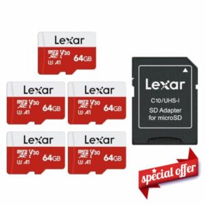 Lexar Micro SD 64GB 5PK