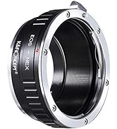 K&F Concept EF to EOS M Adapter, Auto Focus EF EF-S Lens to EOS-M Camera Converter with Removable...