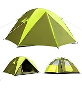 TIMBER RIDGE 4 Man Camping Tent, 3-4 Person Family Tent with UV Protection Blackout Double Layers...