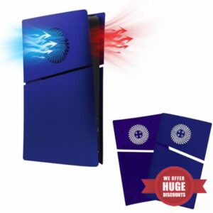 Mcbazel PS5 Slim Faceplate Replacement Hard Side Panel Plate