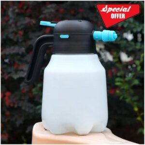 Dpofirs Electric Car Foam Sprayer 1.8L Handheld Foamer Rechargeable Battery Powered Foam Cannon for Washing Vehicle Car Cordless Sprayer