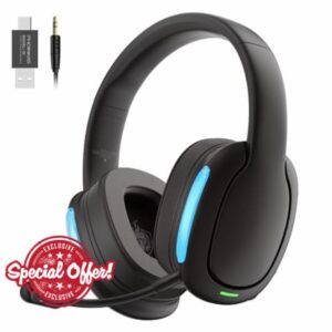 YOTMS Wireless Gaming Headset for PS4 PS5 PC Switch