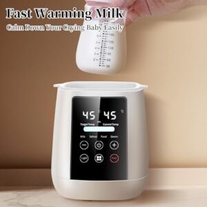 Warms Baby Feeds to Body Temperature in Minutes