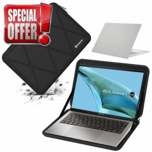 Smatree Hard EVA Protective Sleeve Case Compatible for 13.3 inch ASUS Zenbook S 13 Flip OLED Laptop Notebook Bag (M29)