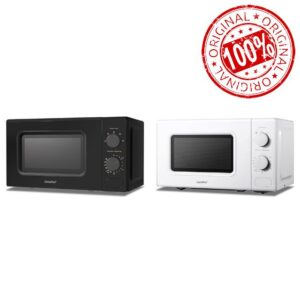 COMFEE' 700W 20L Black Microwave Oven With 5 Cooking Power Levels