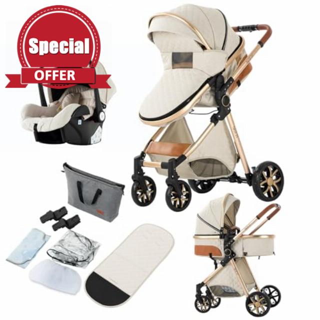 Reenborn 3 in 1 Pushchair Travel System