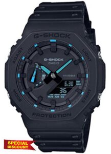 Casio Men's Analogue-Digital Quartz Watch with Plastic Strap GA-2100-1A2ER