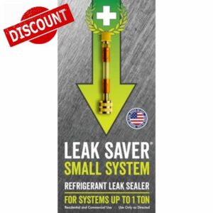 Leak Saver Direct Inject Small System Refrigerant Leak Sealer - for Systems Up to 1 Ton - Ideal for Most Small Home Appliances