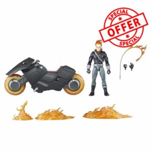Marvel Legends Series Ghost Rider Action Figure with Motorcycle
