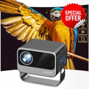 [Auto Focus/Keystone] HIPPUS Smart Projector 4K with Android 9.0 1080P Native