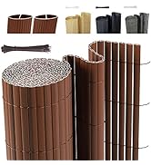 Sekey PVC Privacy Screening Fence Screening, Double Reinforced and Weatherproof, Enhanced Privacy...