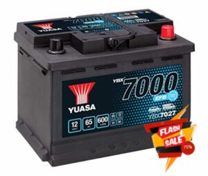 Yuasa YBX7027 12V 65Ah 600A EFB Start Stop Battery